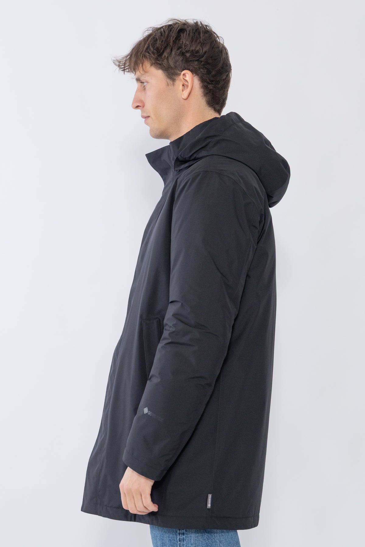 Shell Hooded Down Parka, Blue