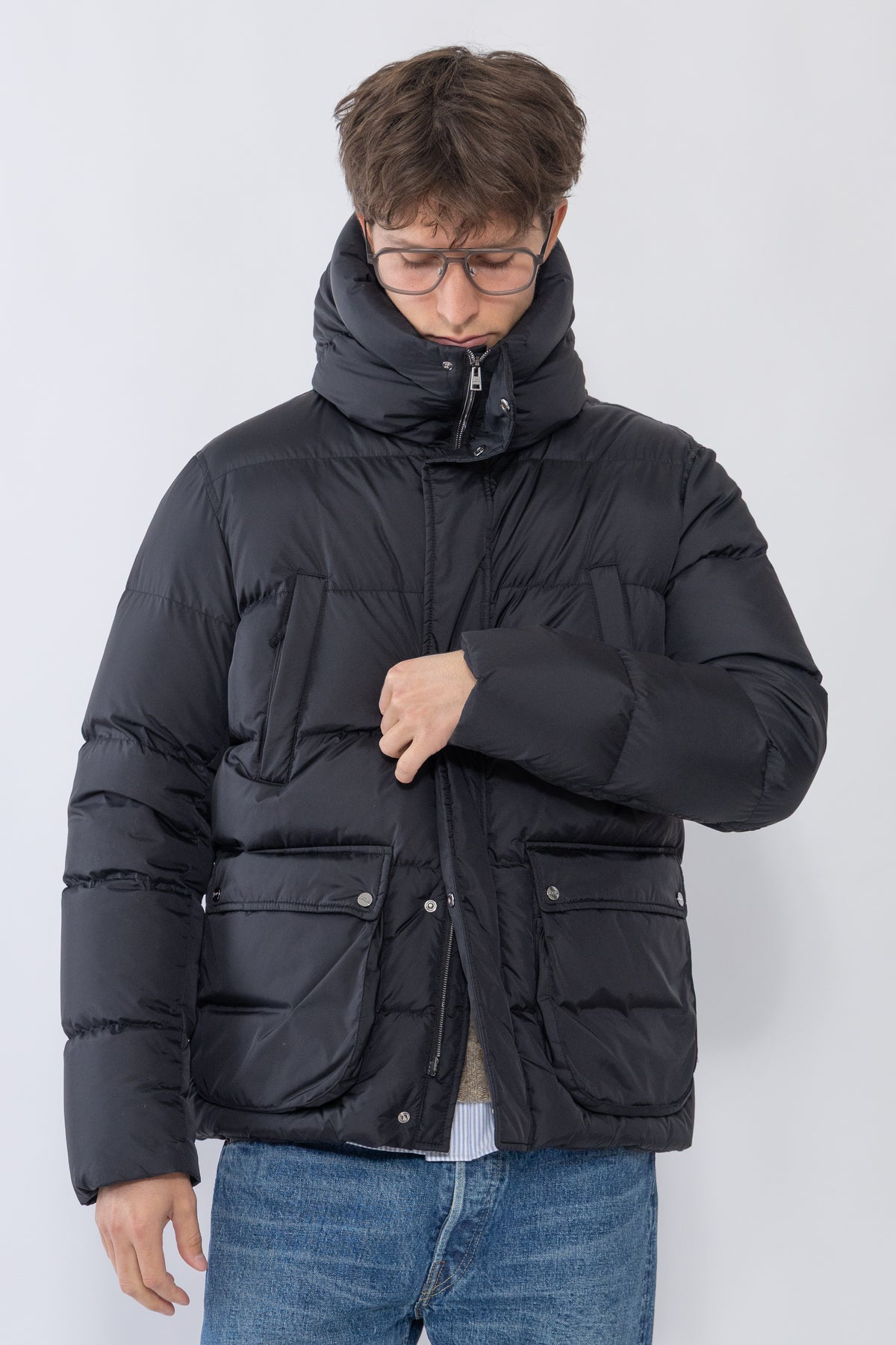 Bomber Nylona Chamonix, Black