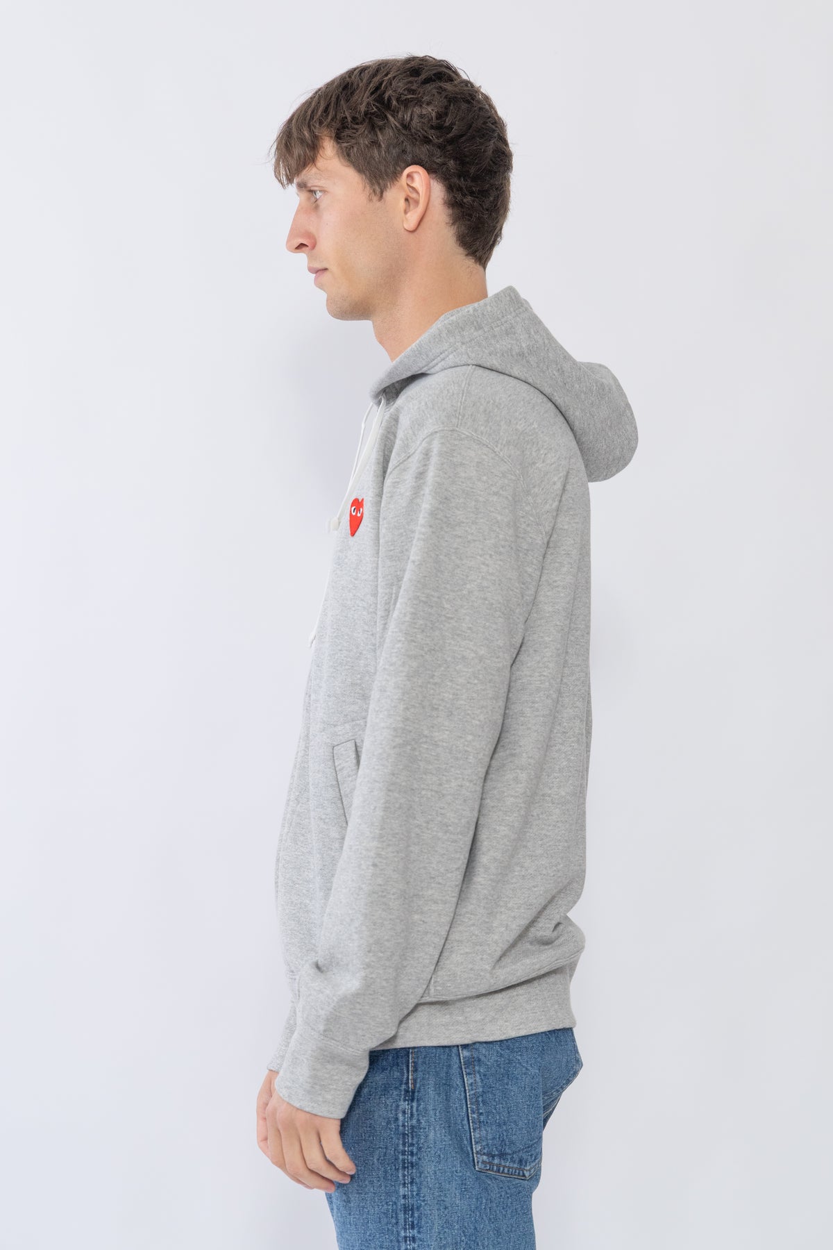 Hoodie Zip, Grey