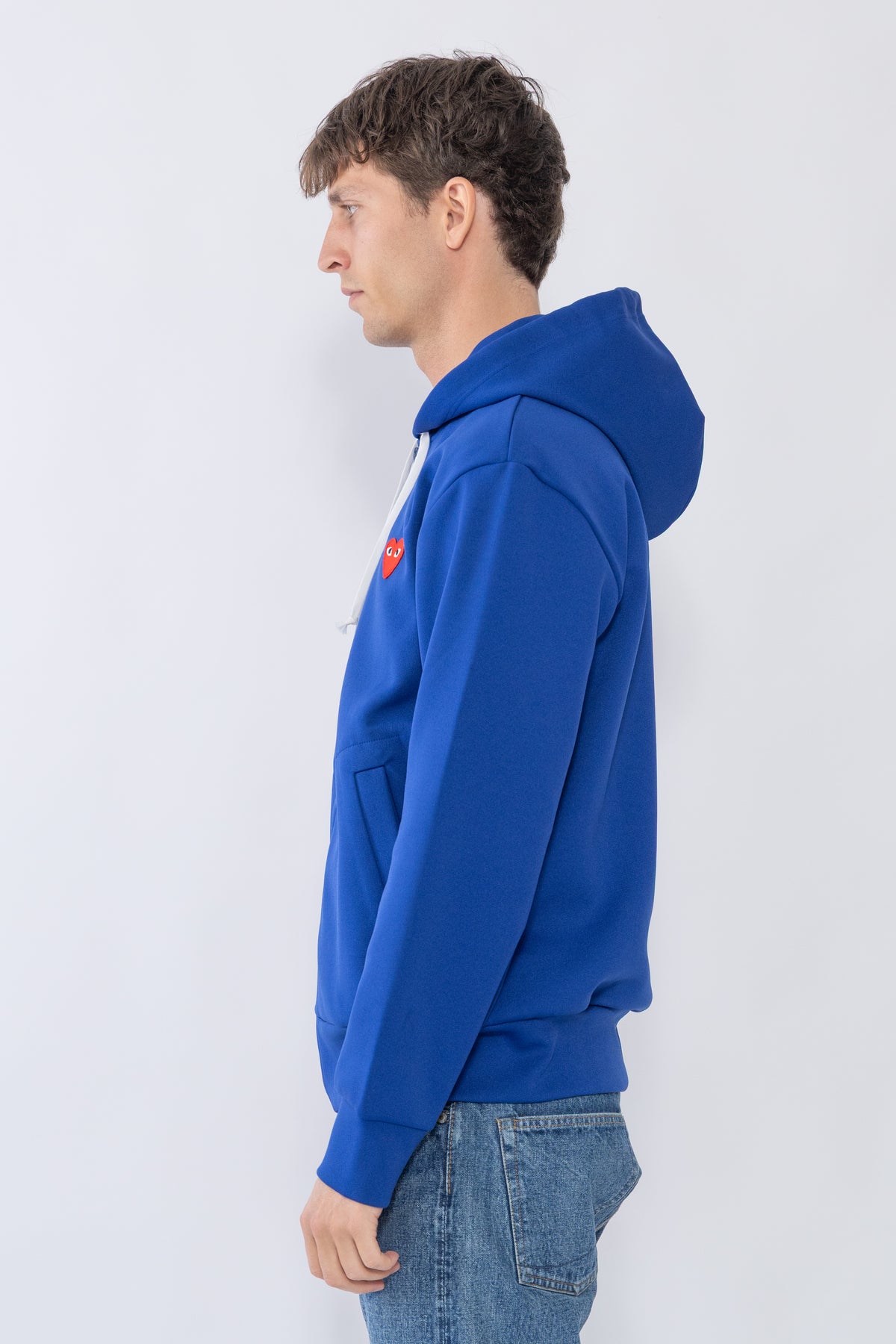 Hoodie Zip, Blue