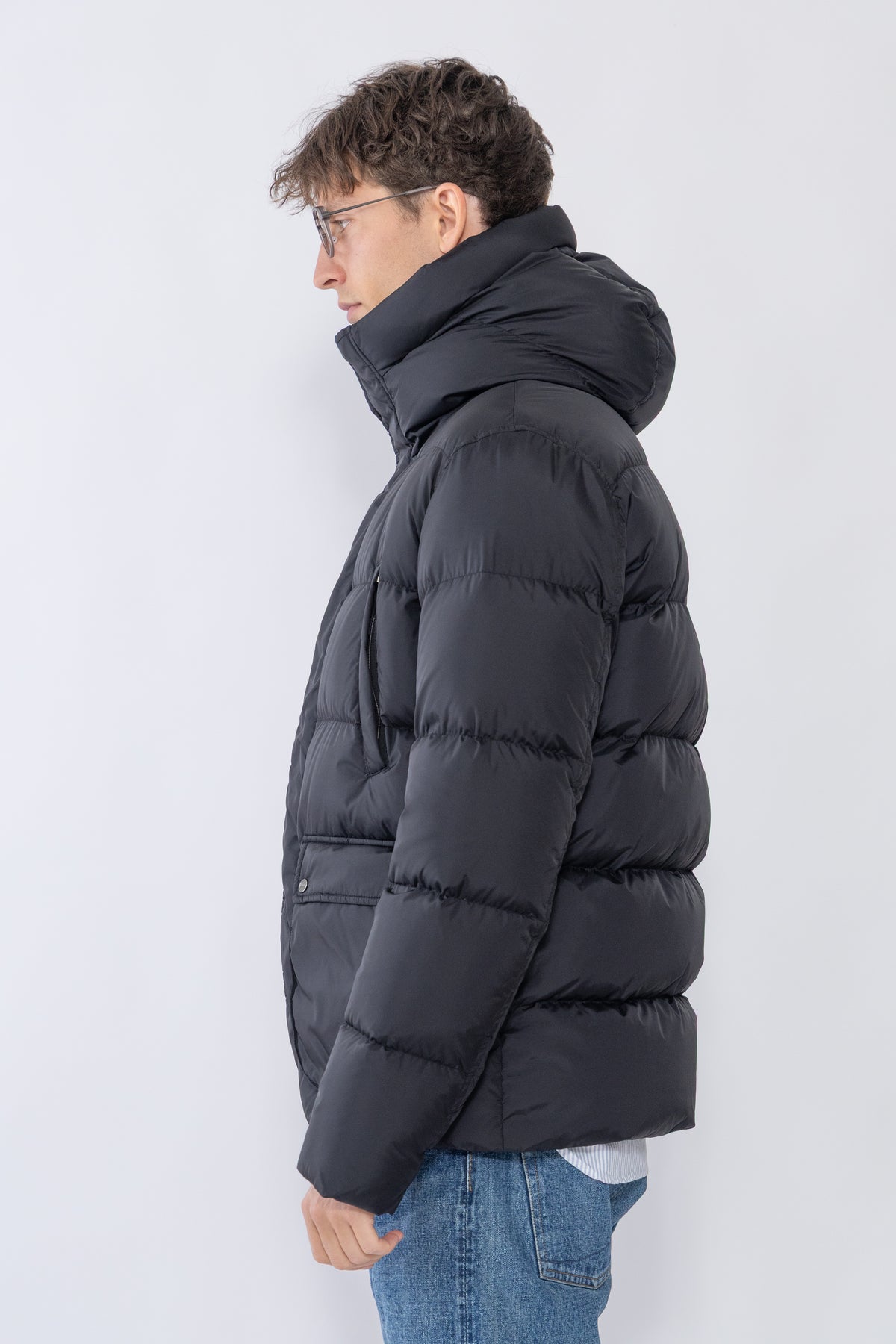 Bomber Nylona Chamonix, Black