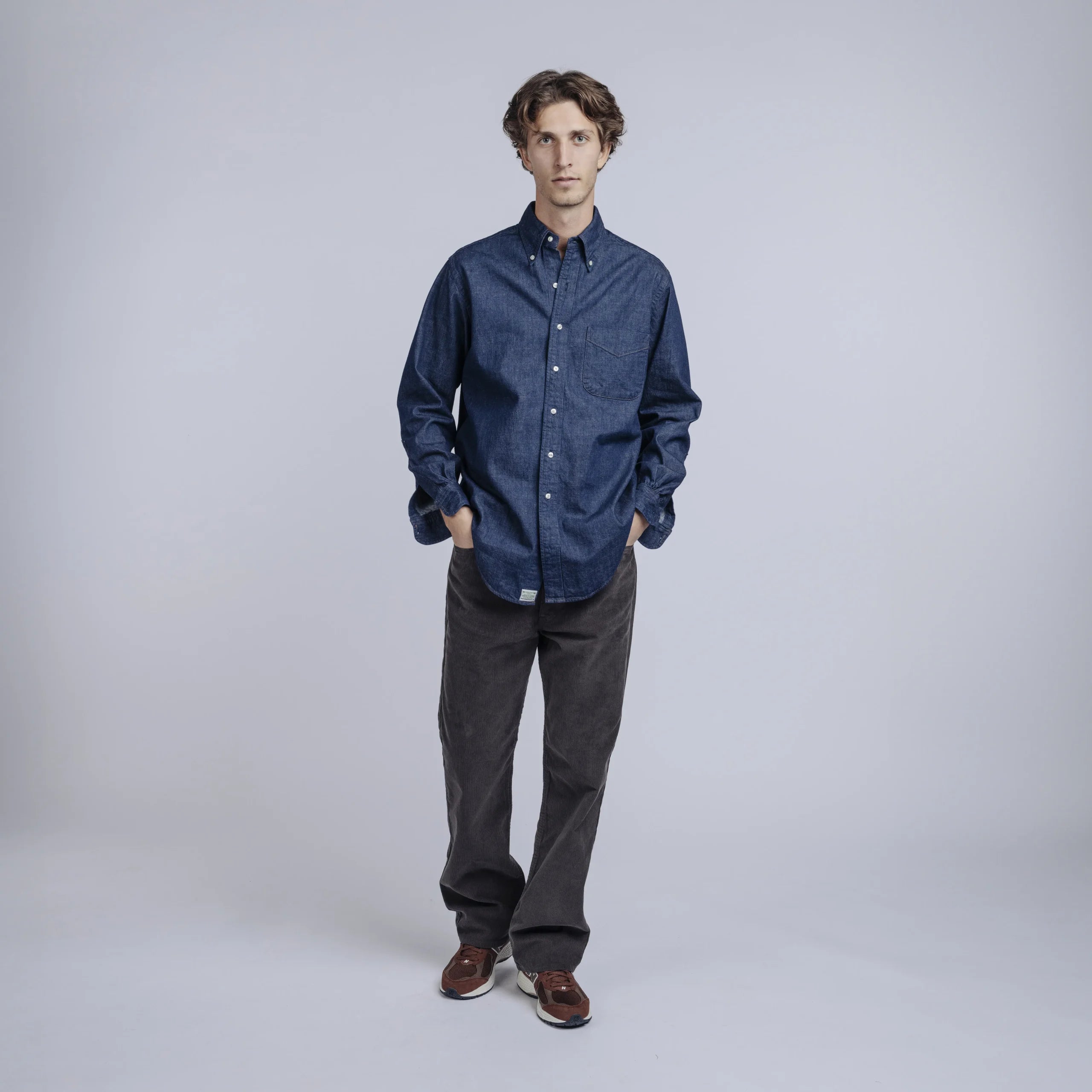 Orslow Button Down Shirt One Wash