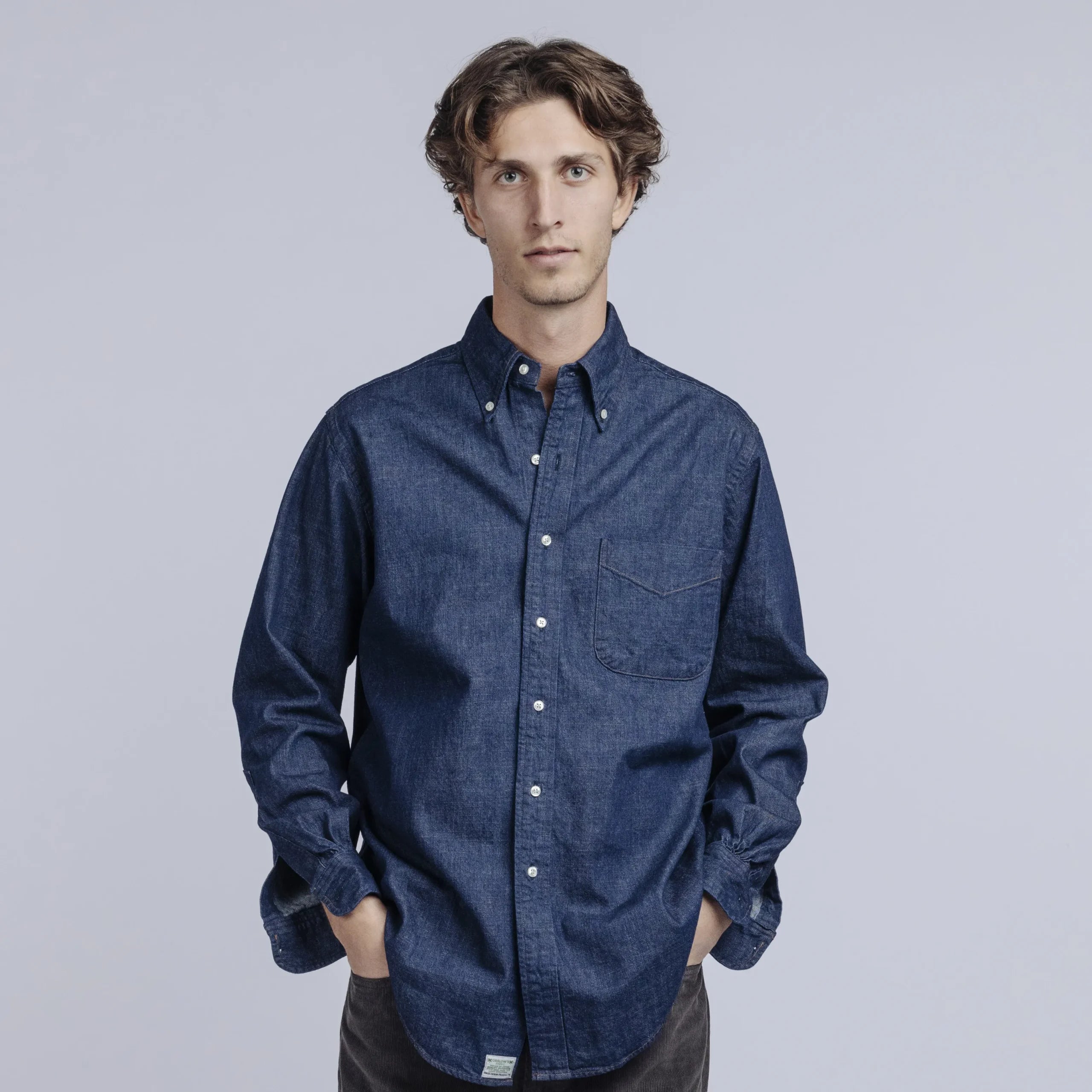 Orslow Button Down Shirt One Wash