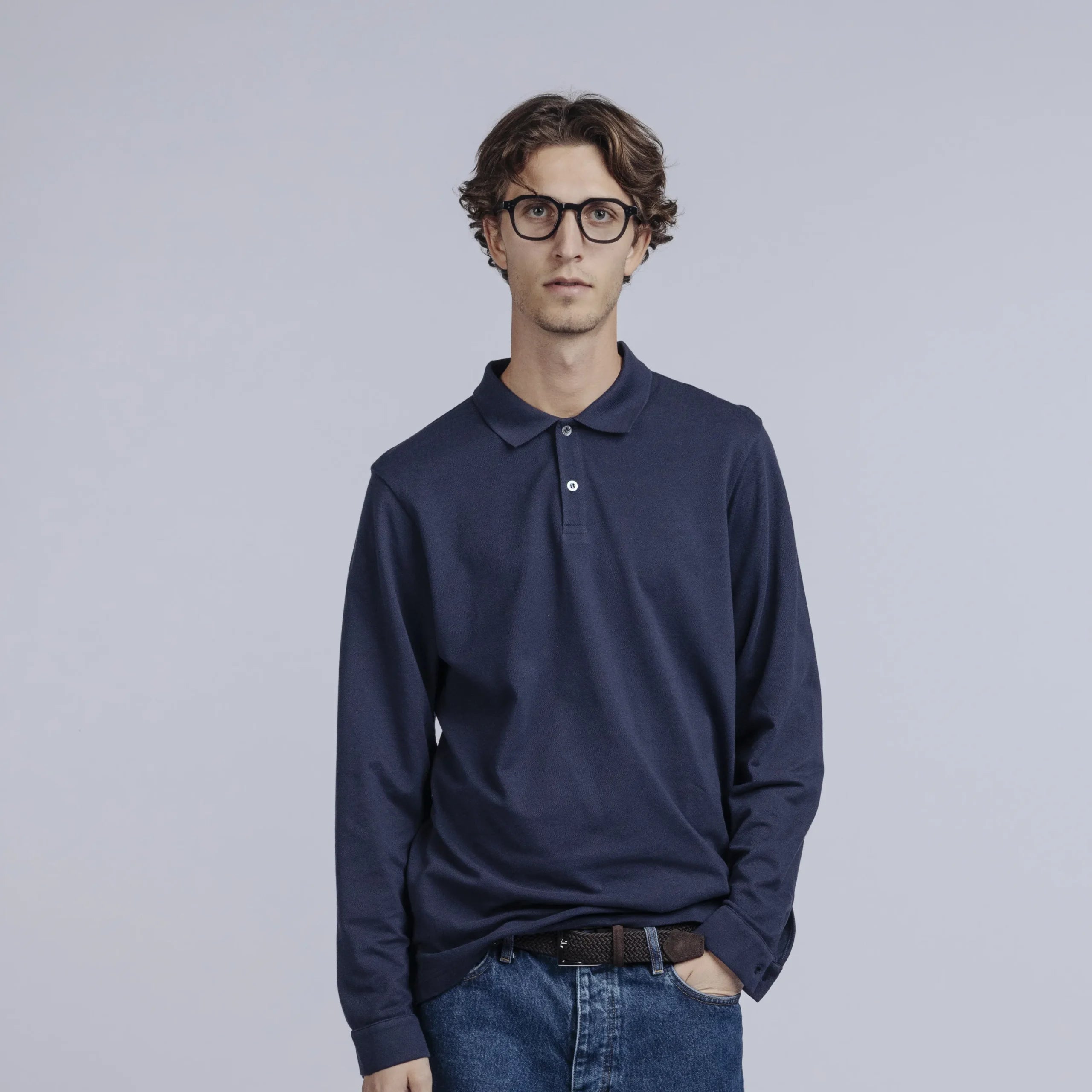 L/S Pique Polo