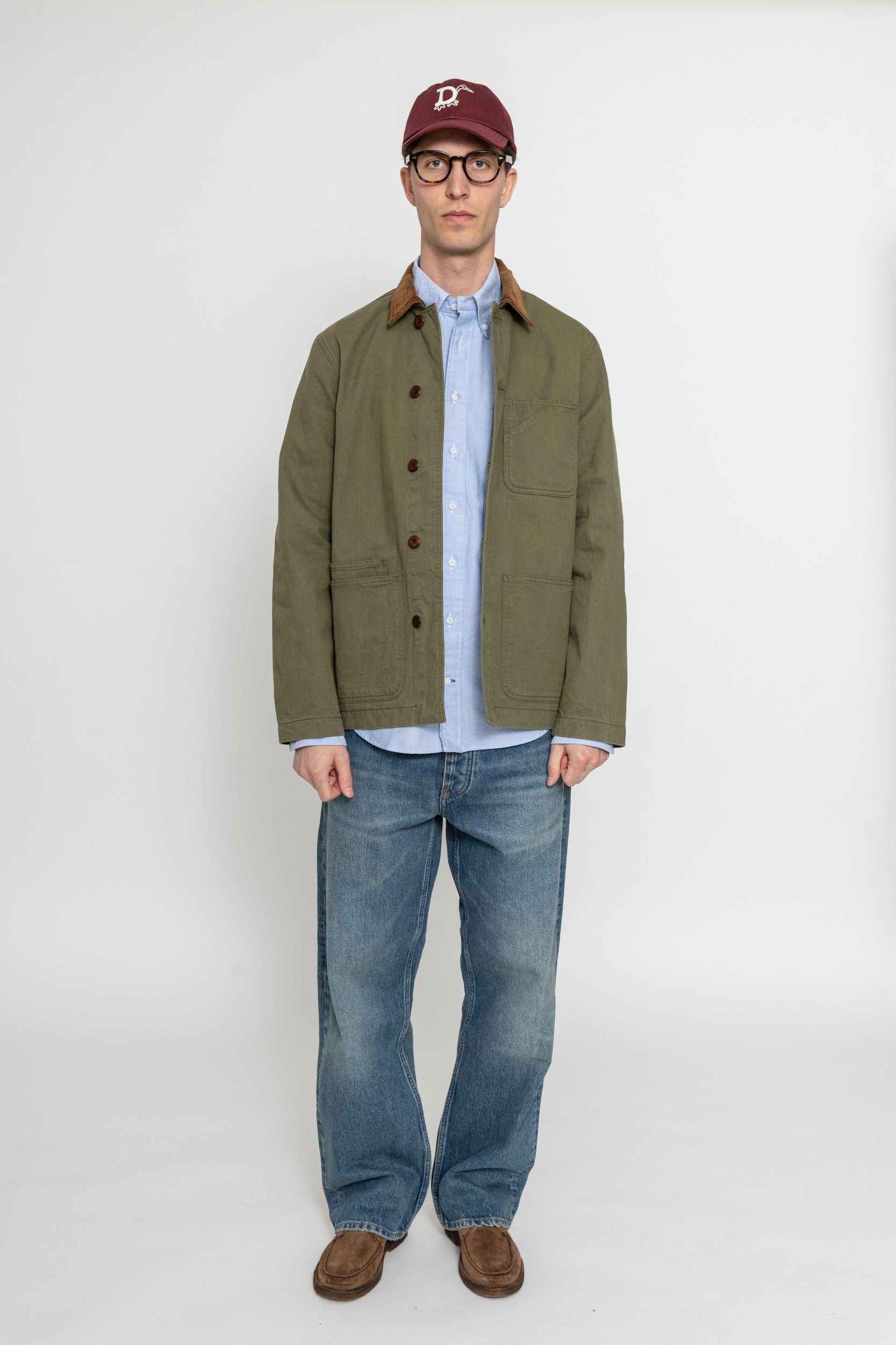 twill fatigue jacket