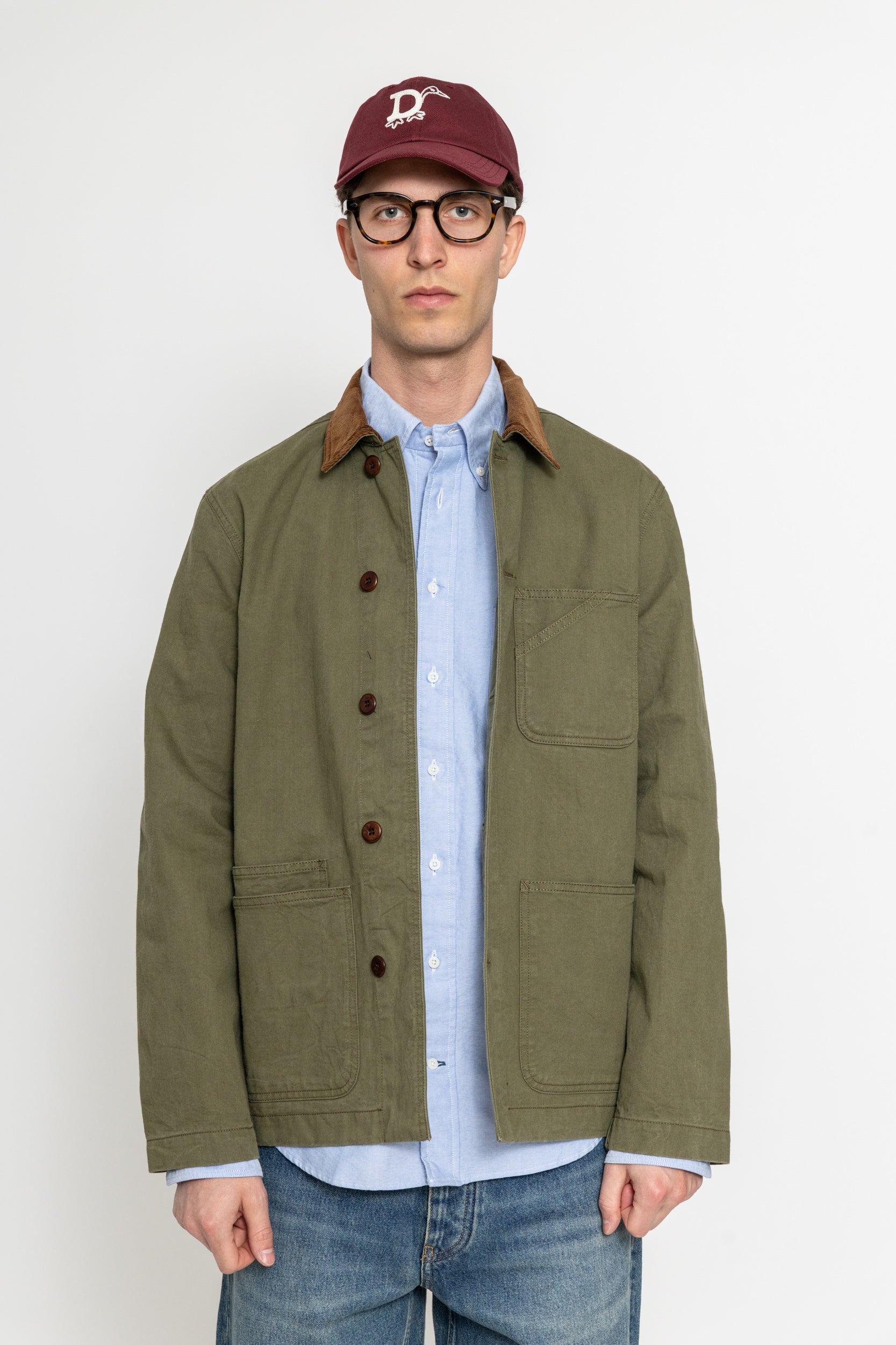 twill fatigue jacket