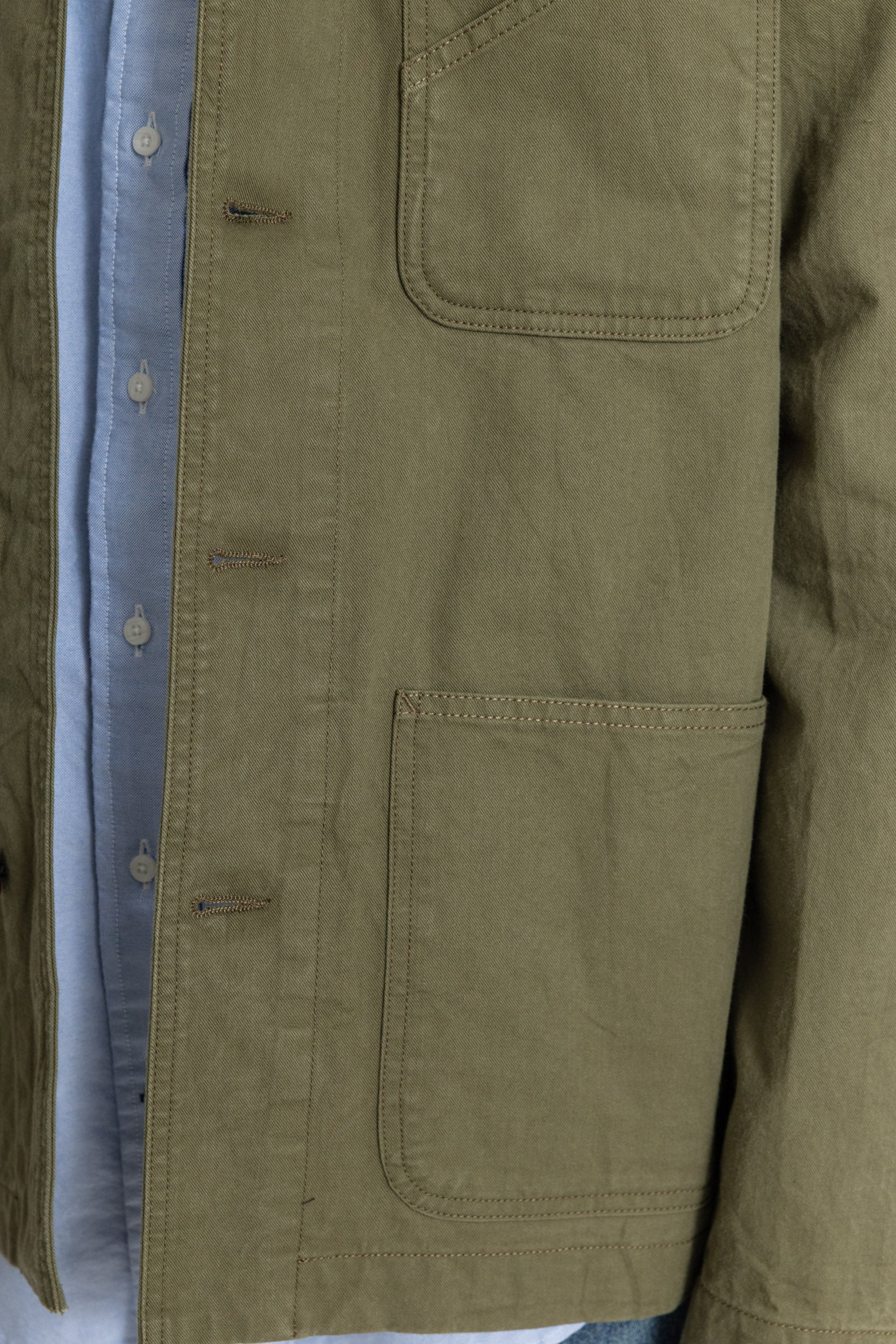 twill fatigue jacket