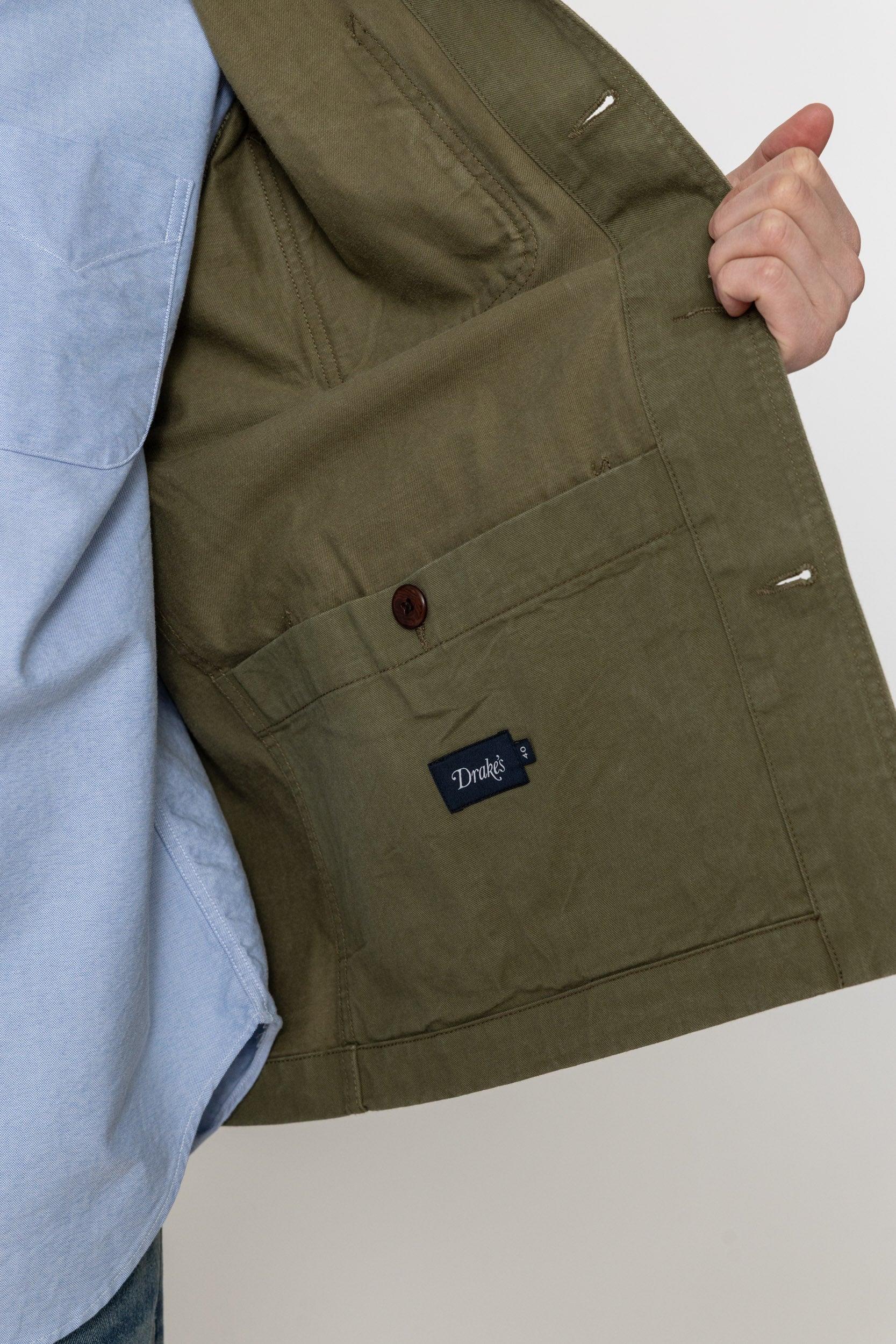 twill fatigue jacket