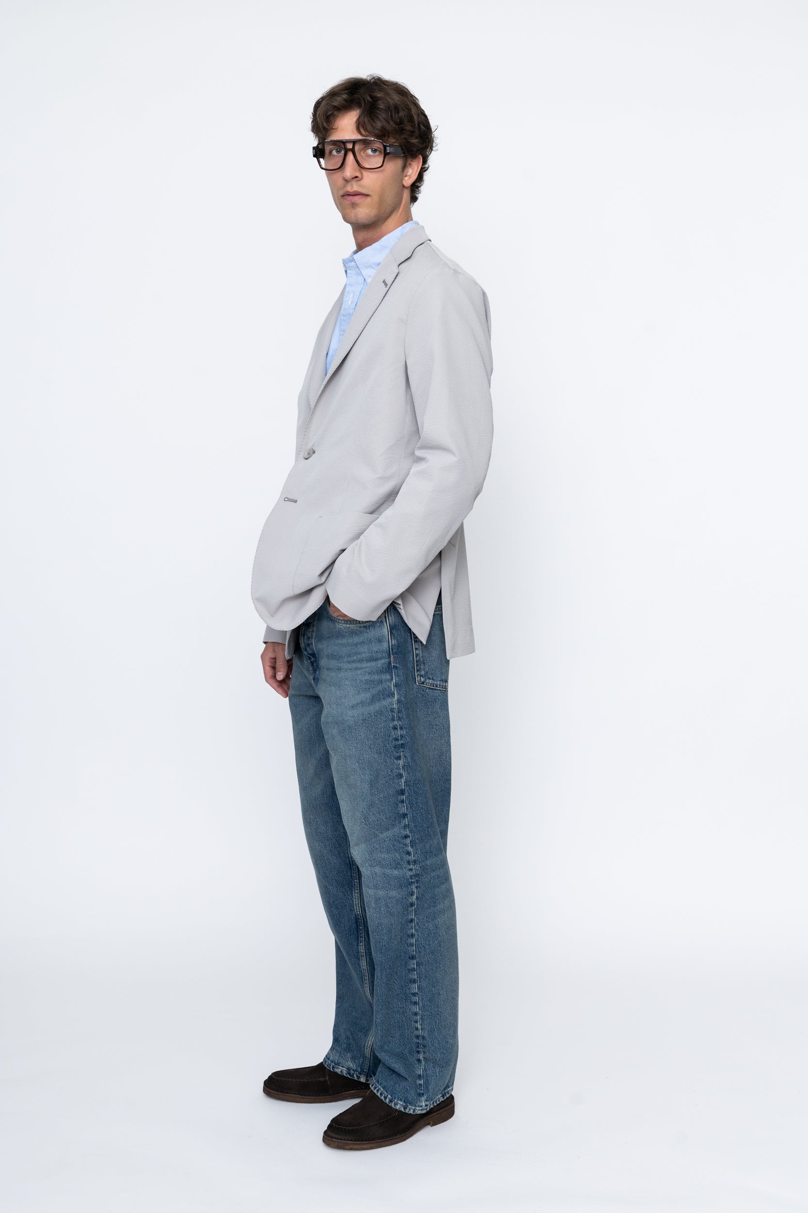 Seersucker 2B Blazer
