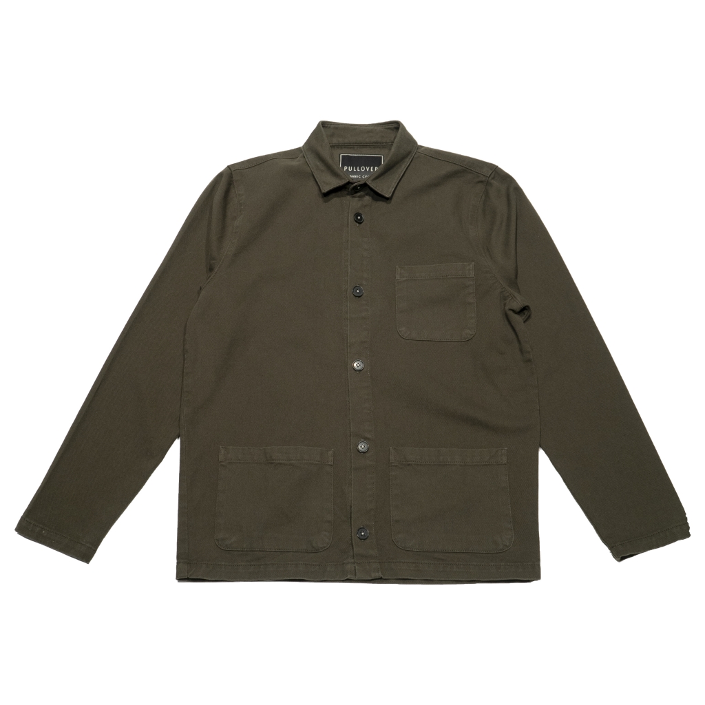 WAITER JACKET-ARMY Overshirt - Momentumandfriends